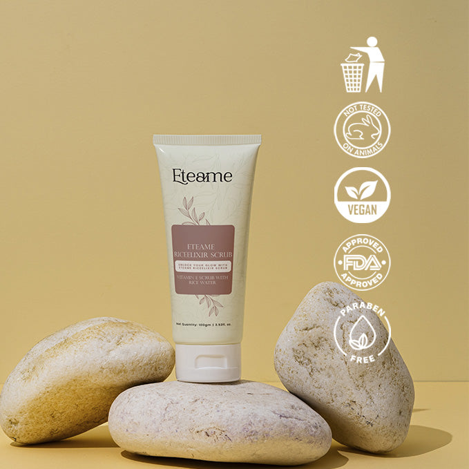 Eteame RiceElixir Scrub - 100gm