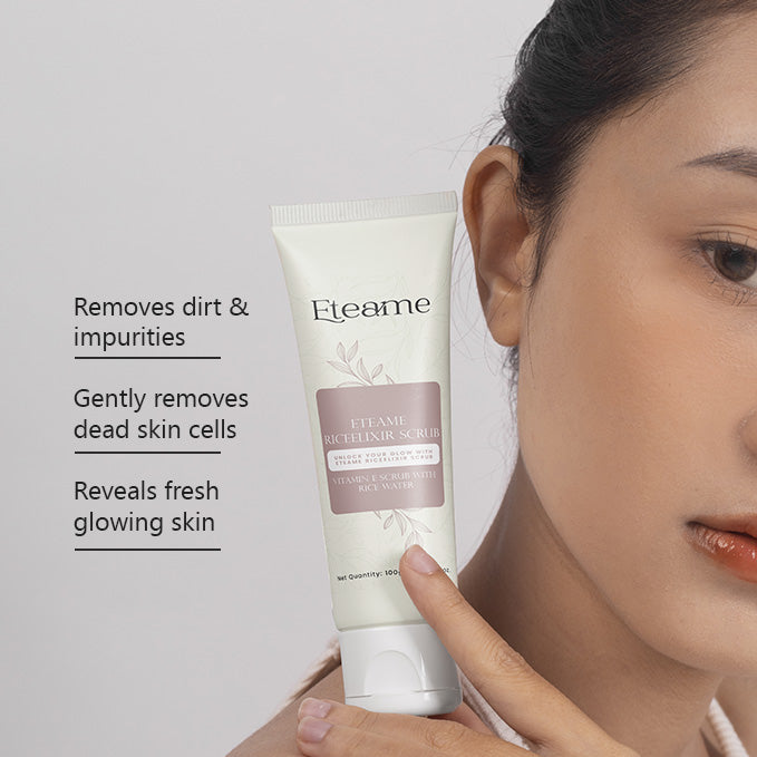 Eteame RiceElixir Scrub - 100gm